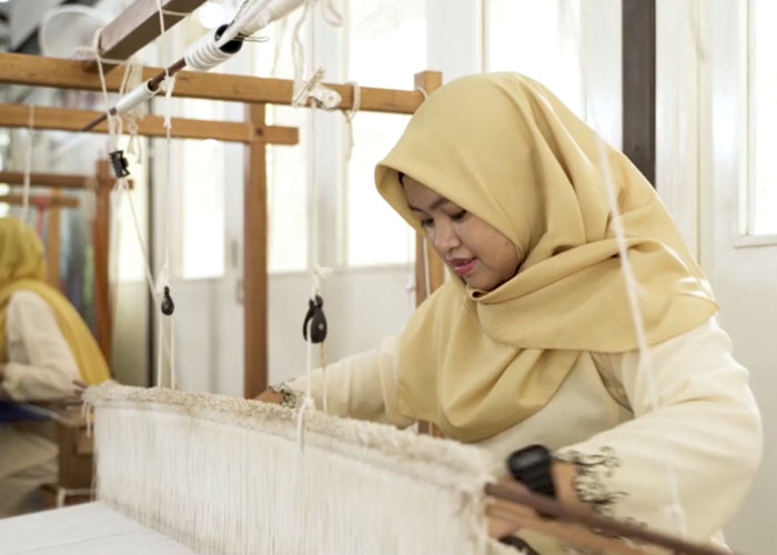 Threading Hope – Maybank Women Eco-Weavers