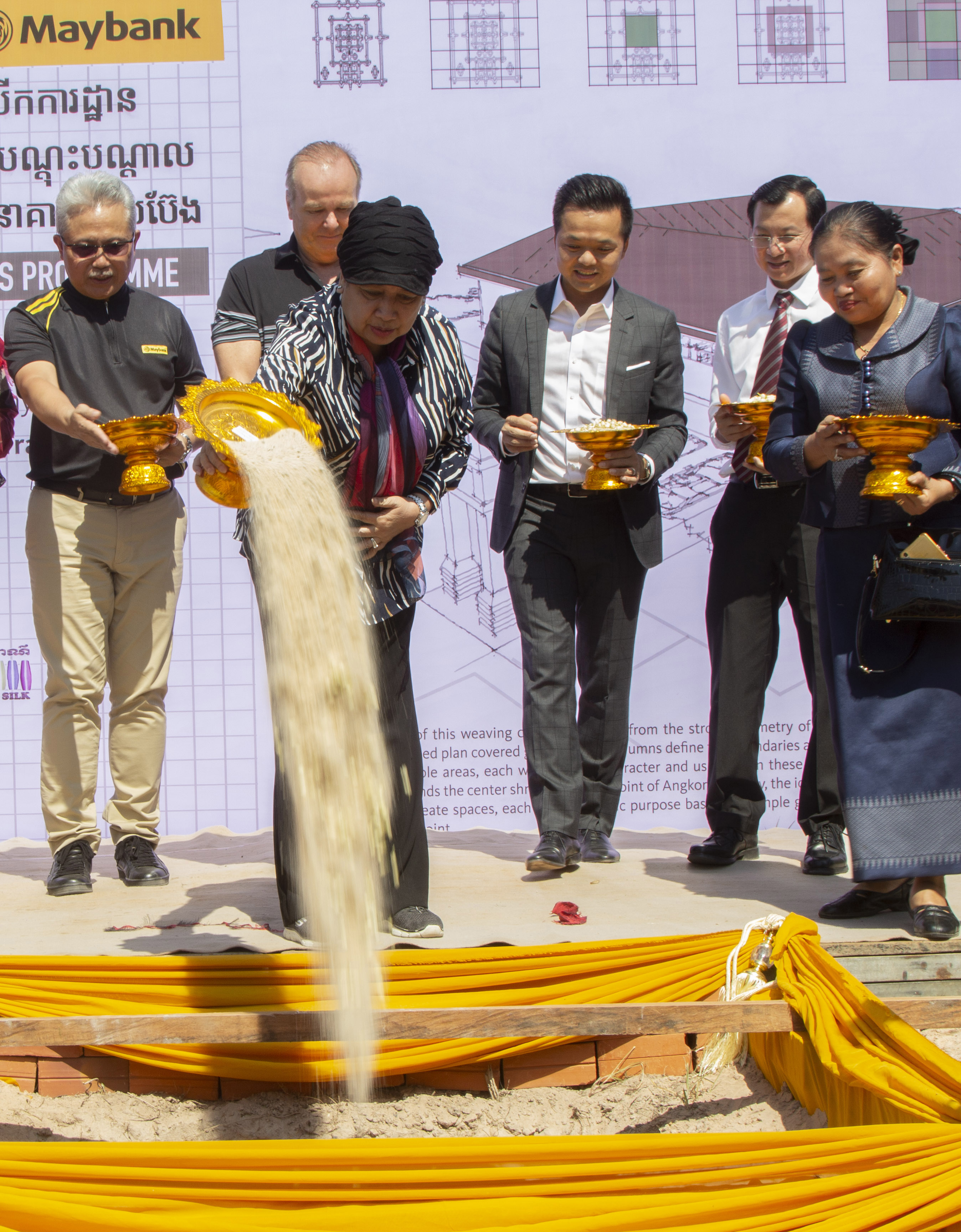 Maybank Builds New Silk Weaving Training Centre in Cambodia